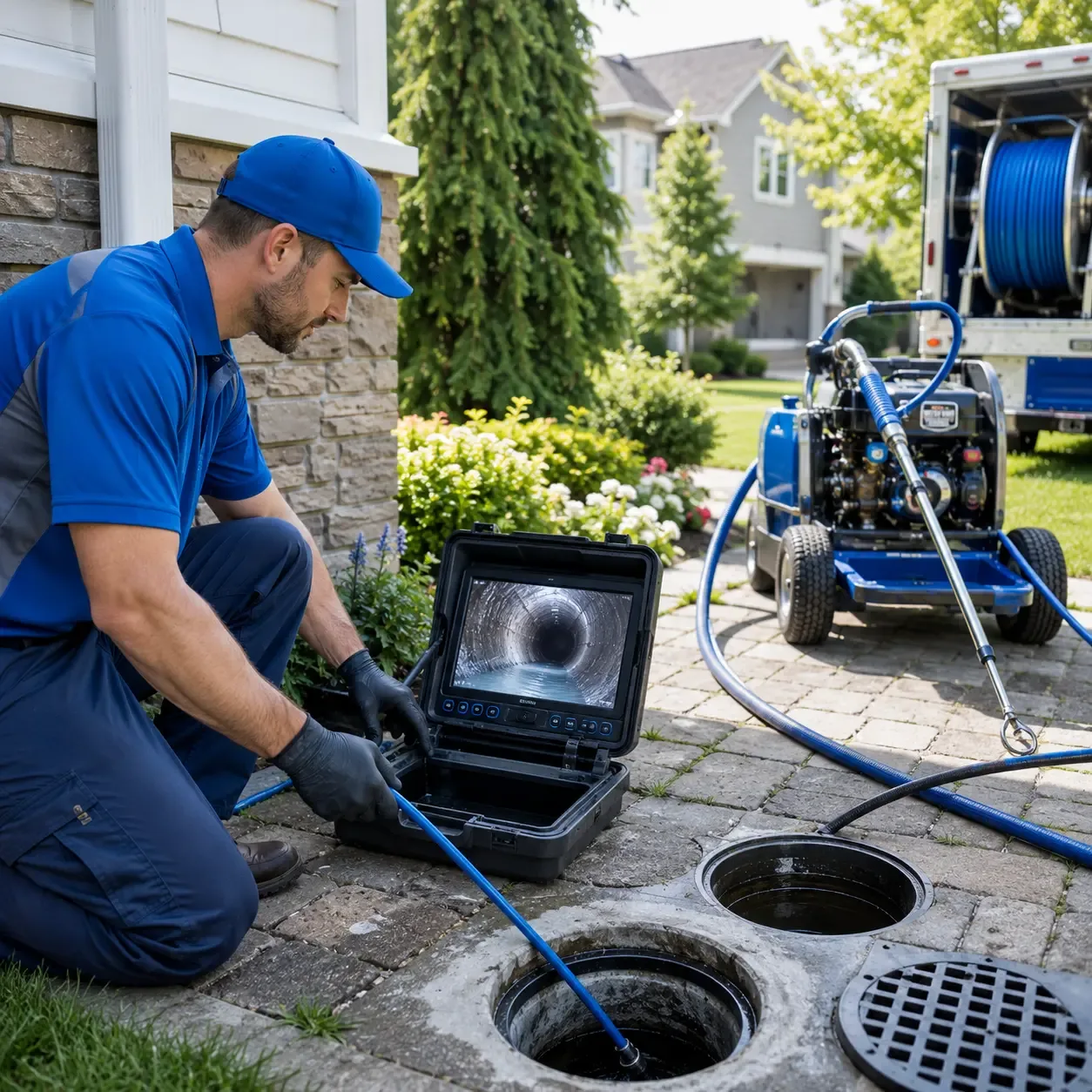 Outdoor drain cleaning professionals serving Alamo, TX